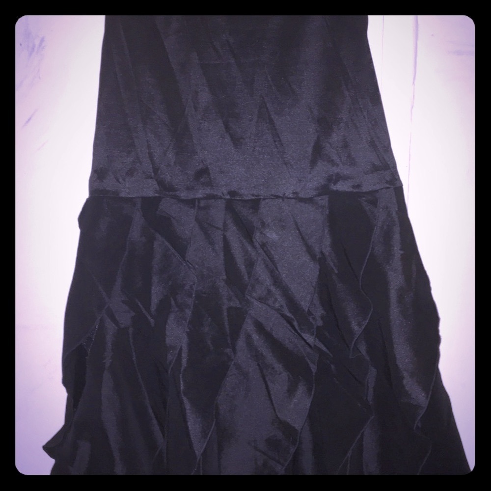 Dressbarn Collection Mermaid Black maxi skirt, 18